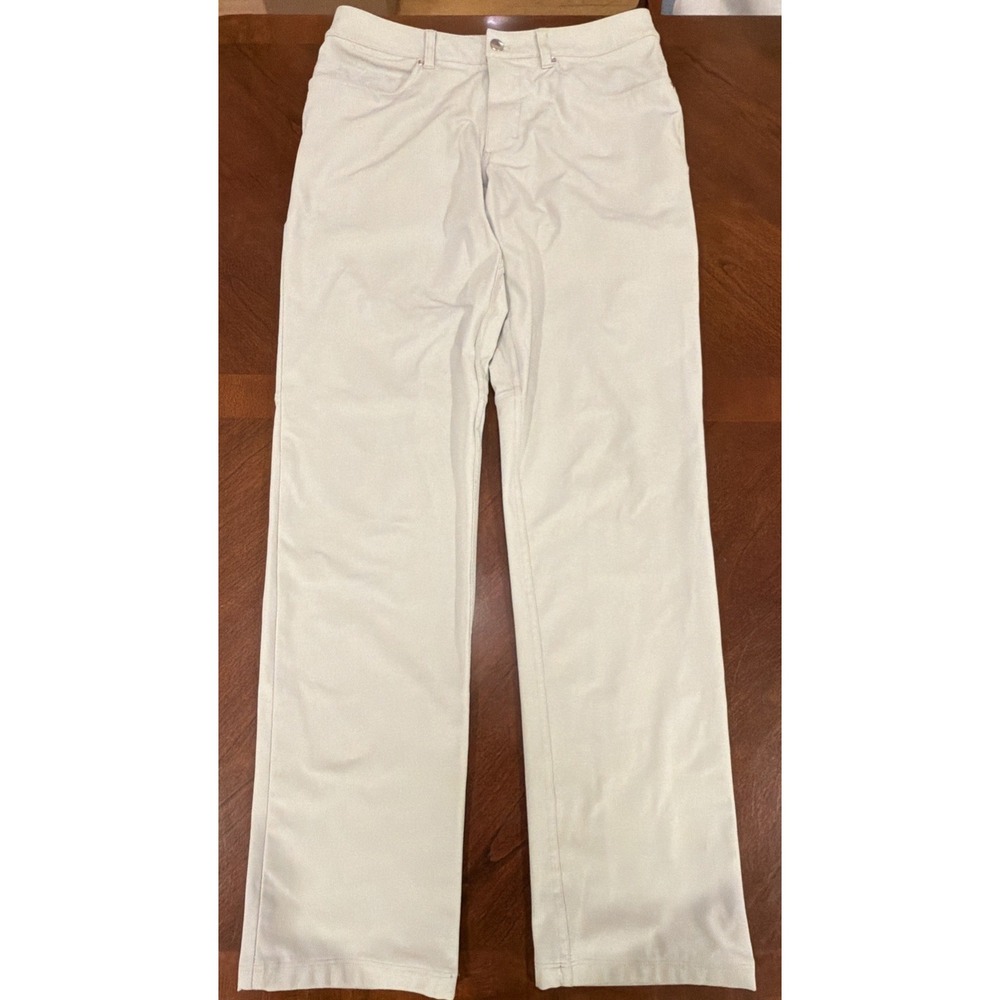 Lululemon ABC Pant Classic-Fit Beige Mens 31x31 Trousers